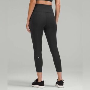 Lululemon Wunder Train High-Rise Tight with Pockets 25" Black Size 8